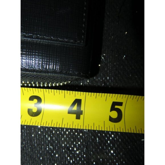 COACH DARCY LEATHER ACCORDION ZIP LONG WALLET IN BLACK - Picture 11 of 12